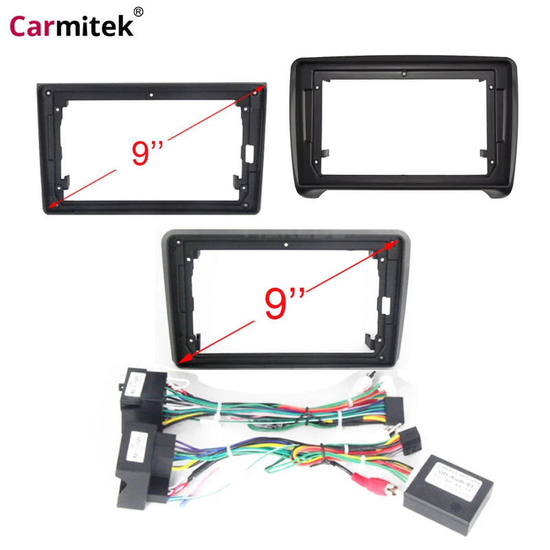 Car Radio Fascias Fit for AUDI TT A3 A4 Dashboard Installation Trim Kit Frame Stereo harness wire cable canbus Face Plate Bezel
Car Radio Fascias Fit for AUDI TT A3 A4 Dashboard Installation Trim Kit Frame Stereo harness wire cable canbus Face Plate Bezel