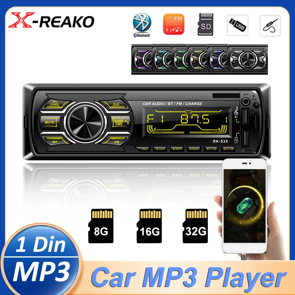 Автомобильный MP3-плеер X-REAKO, 1Din, автомобильное радио, автомобильный мультимедийный плеер, Bluetooth, FM-радио, Автомобильный MP3, AUX, USB, TF
Автомобильный MP3-плеер X-REAKO, 1Din, автомобильное радио, автомобильный мультимедийный плеер, Bluetooth, FM-радио, Автомобильный MP3, AUX, USB, TF