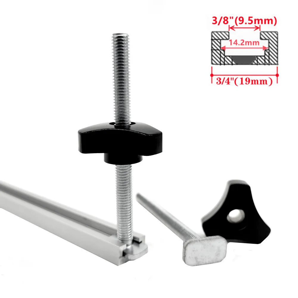 10 Pack T Bolt and Nut Set M8 Woodworking Tool Jigs Screw Slot Fastener and Through Hole Nut T Track Bolts Jig W/ Thread
10 Pack T Bolt and Nut Set M8 Woodworking Tool Jigs Screw Slot Fastener and Through Hole Nut T Track Bolts Jig W/ Thread