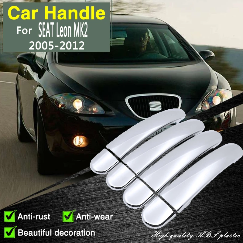 for SEAT Leon MK2 1P 2005 2006 2007 2008 2009 2010 2011 2012 Chrome Door Handle Cover Car Cap Accessories Stickers Trim Stying
for SEAT Leon MK2 1P 2005 2006 2007 2008 2009 2010 2011 2012 Chrome Door Handle Cover Car Cap Accessories Stickers Trim Stying