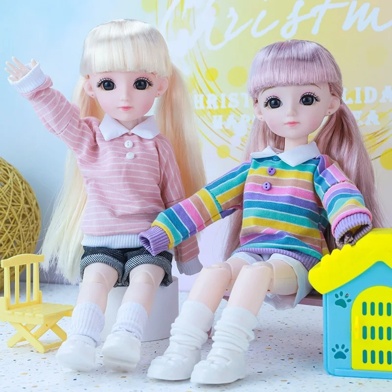 1/6 Bjd Doll with Clothes 30Cm 23 Movable Joint Fat Baby Doll Fashion Dress Can Dress Up Dolls DIY Girl Toy Baby Toys
1/6 Bjd Doll with Clothes 30Cm 23 Movable Joint Fat Baby Doll Fashion Dress Can Dress Up Dolls DIY Girl Toy Baby Toys
