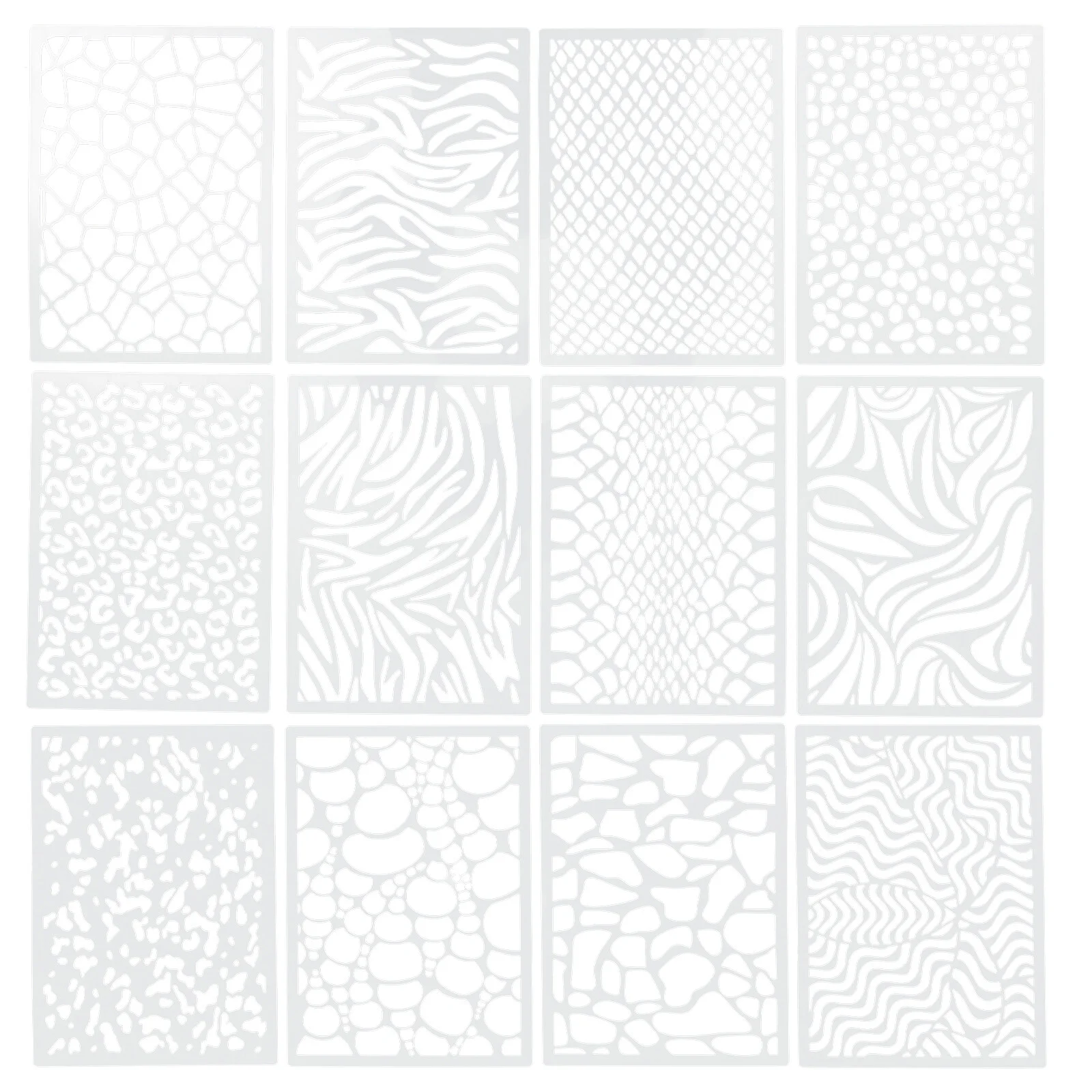 12 Pcs Stencil Wall Stencils Painting Furniture Washable Kids Hollow-out DIY Templates Clothing Portable Drawing
12 Pcs Stencil Wall Stencils Painting Furniture Washable Kids Hollow-out DIY Templates Clothing Portable Drawing