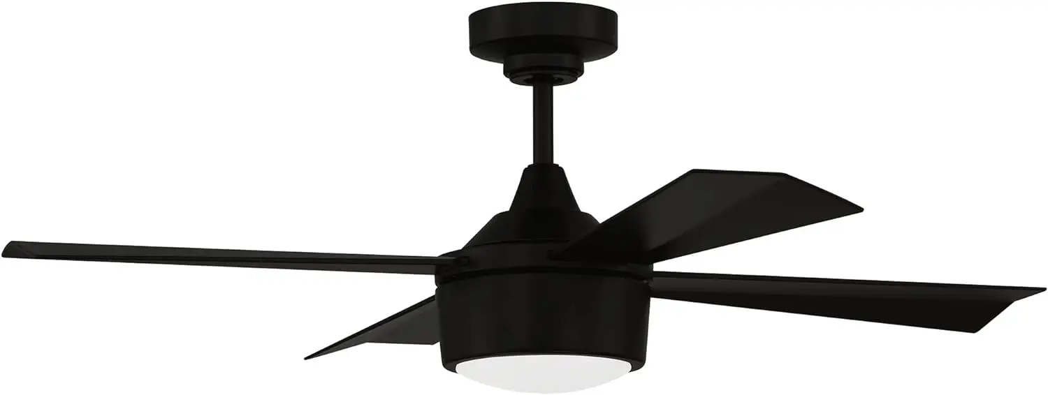 Theo Ceiling Fan, Flat Black Finish with Remote & Wall Control, Light Kit (Optional)
Theo Ceiling Fan, Flat Black Finish with Remote & Wall Control, Light Kit (Optional)