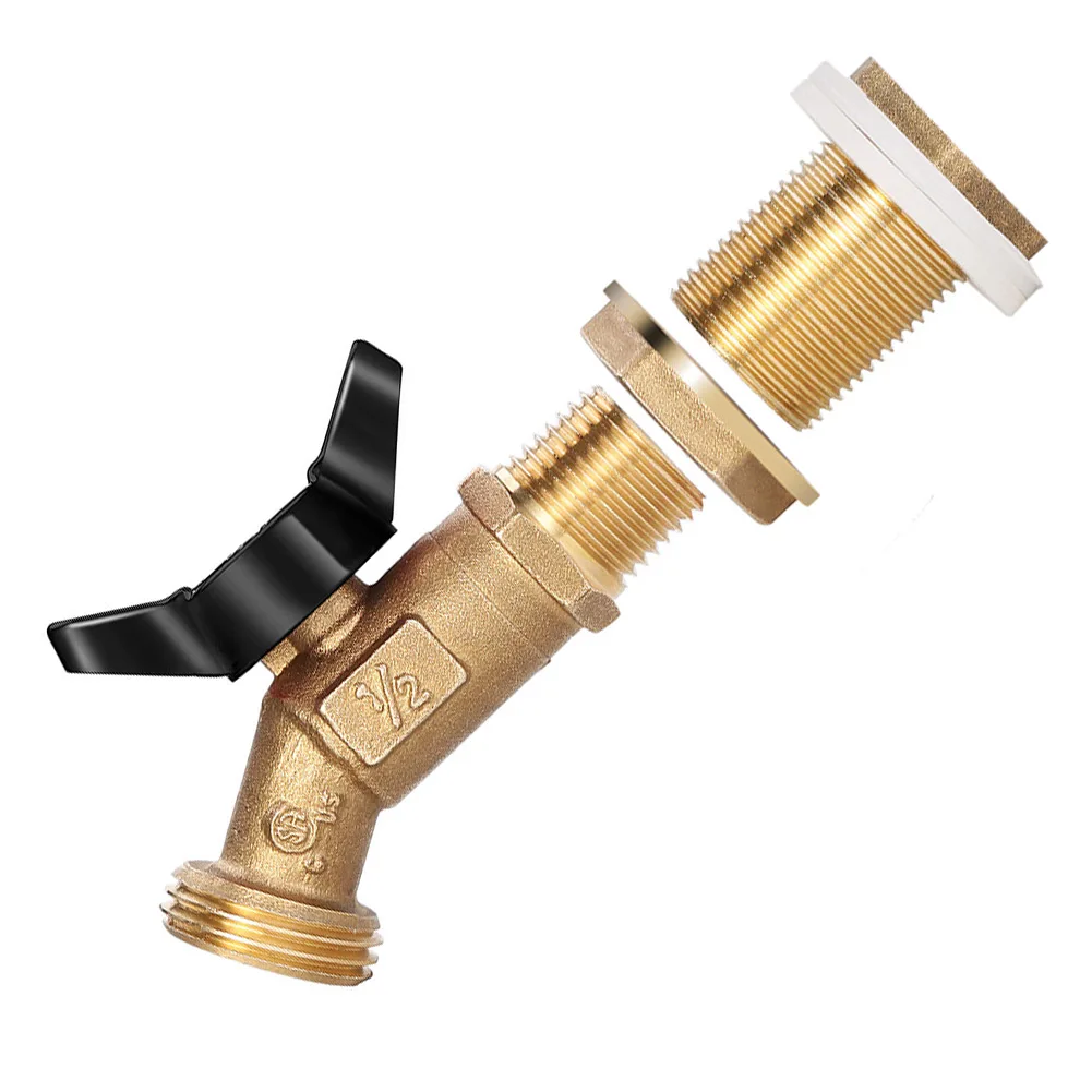 Rain Barrel Spigot With Bulkhe Practical Watering Equipment Part Brass Watering Adapter Water Cans Connector Replacement Adapter
Rain Barrel Spigot With Bulkhe Practical Watering Equipment Part Brass Watering Adapter Water Cans Connector Replacement Adapter