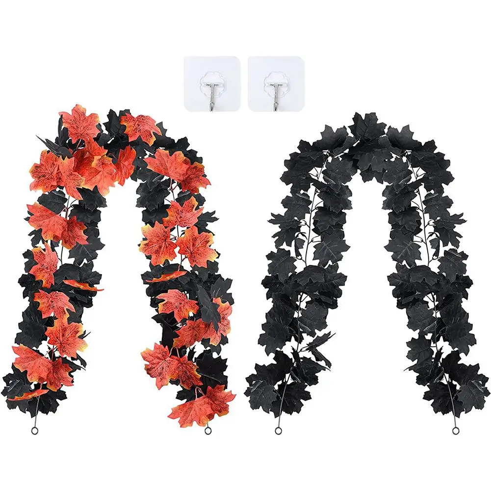 2PCS Halloween Maple Leaf Garland With 4pcs Hook Artificial Hanging Floral Garlands Fall Leave Vines For Christmas Thanksgiving
2PCS Halloween Maple Leaf Garland With 4pcs Hook Artificial Hanging Floral Garlands Fall Leave Vines For Christmas Thanksgiving