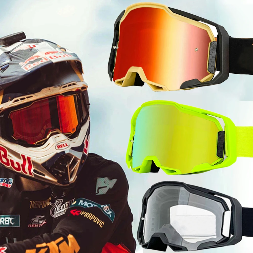 100 Motocross Goggles Anti-UV Motorcycle Accessories Helmet Motorcy Clecycling Glasses Protective Glasses Anti-skid Glasses
100 Motocross Goggles Anti-UV Motorcycle Accessories Helmet Motorcy Clecycling Glasses Protective Glasses Anti-skid Glasses