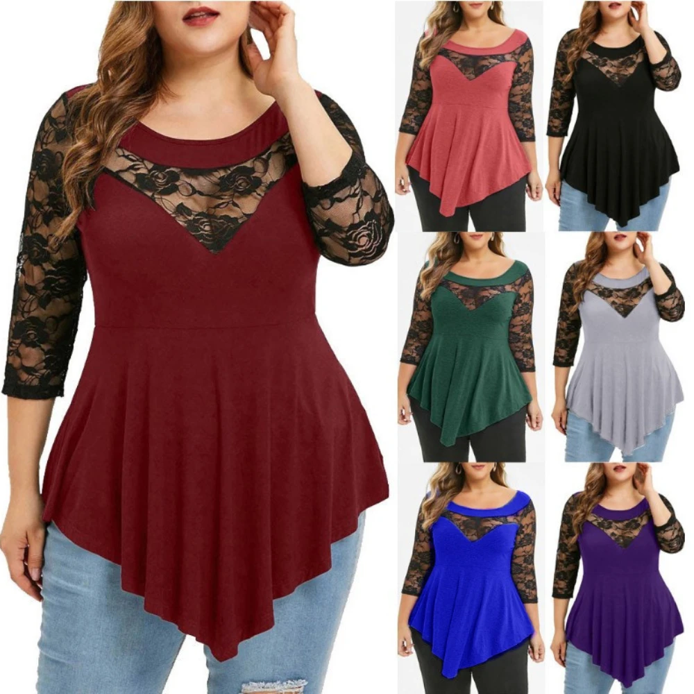 clothe summer three quarter sleeve lace tshirts for women Top female T-shirt women's t-shirt roupas femininas tops t shirt
clothe summer three quarter sleeve lace tshirts for women Top female T-shirt women's t-shirt roupas femininas tops t shirt