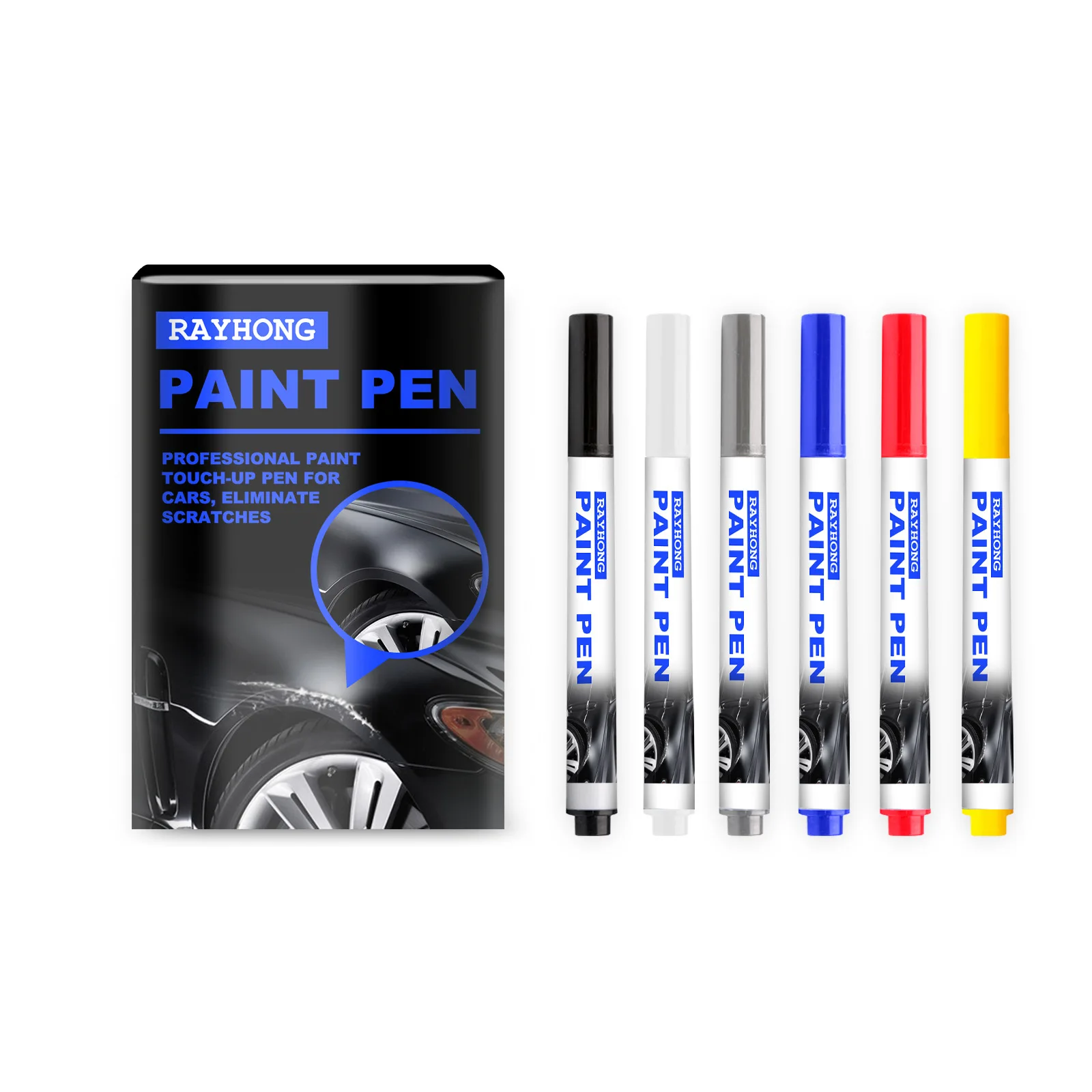 Paint Pen Professional Car Auto Coat Scratch Clear Repair Paint Pen Touch Up Waterproof Remover Applicator Practical Tool 6Color
Paint Pen Professional Car Auto Coat Scratch Clear Repair Paint Pen Touch Up Waterproof Remover Applicator Practical Tool 6Color