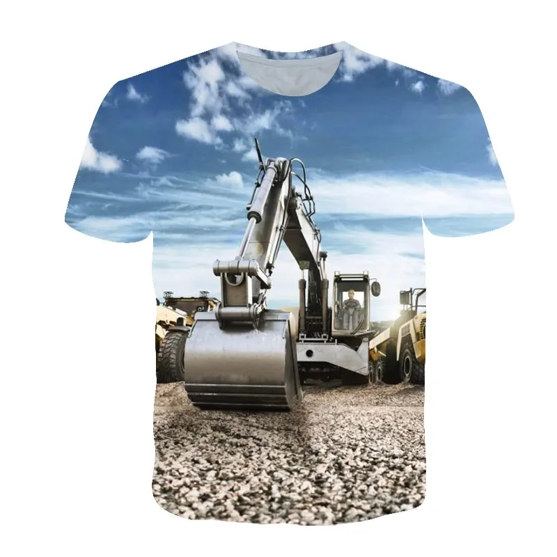 2023 Summer Personalized T-Shirt Men's Excavator 3D Printed Street Fashion Short Sleeve O-Neck Oversized Casual Sports T-Shirts
2023 Summer Personalized T-Shirt Men's Excavator 3D Printed Street Fashion Short Sleeve O-Neck Oversized Casual Sports T-Shirts