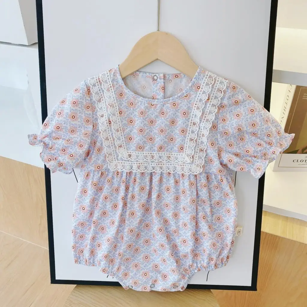 2022 Summer Baby Floral Romper Girl Lace Cotton Newborn Jumpsuit Infant Baby Girl Short Sleeve One Piece Bodysuit Toddler Outfit
2022 Summer Baby Floral Romper Girl Lace Cotton Newborn Jumpsuit Infant Baby Girl Short Sleeve One Piece Bodysuit Toddler Outfit