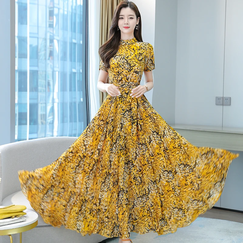 Summer Plus Casual Yellow Print Midi Sundress Women New Bodycon Party Runway Vestidos 2022 Vintage Chiffon Boho Sexy Maxi Dress
Summer Plus Casual Yellow Print Midi Sundress Women New Bodycon Party Runway Vestidos 2022 Vintage Chiffon Boho Sexy Maxi Dress