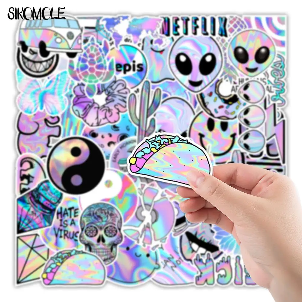 10/30/50PCS Mixed VSCO Holographic Laser Cartoon Stickers Luggage Skateboard Cute Cool Graffiti Girl Gradient Sticker Decal F5
10/30/50PCS Mixed VSCO Holographic Laser Cartoon Stickers Luggage Skateboard Cute Cool Graffiti Girl Gradient Sticker Decal F5