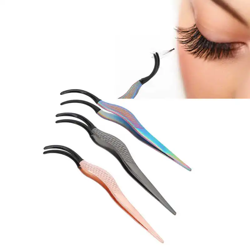 Professional Eyelash Extension Tweezers Stainless Steel False Eyelash Applicator Professional Curved Eyelash Forceps
Professional Eyelash Extension Tweezers Stainless Steel False Eyelash Applicator Professional Curved Eyelash Forceps