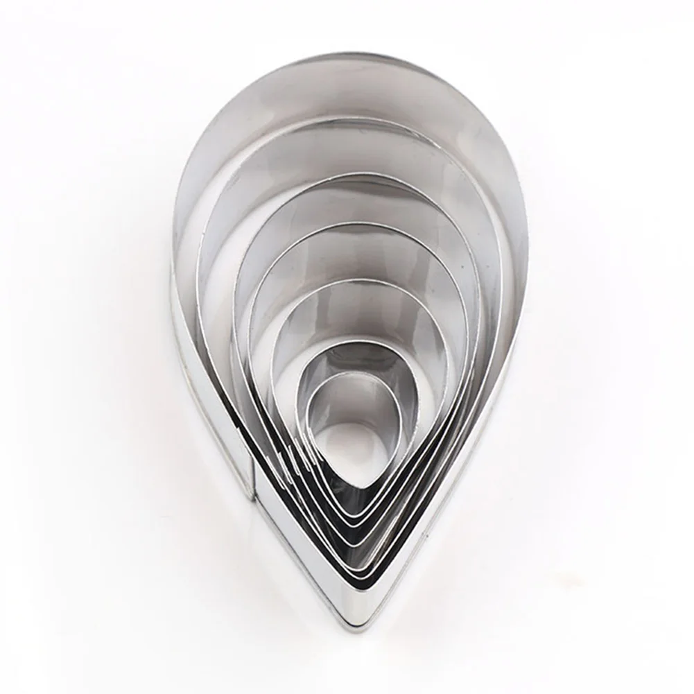 7Pcs/Set Cookie Cutters Cake Mold Stainless Steel Creative Water Drop Rose Petal Flower Leaves Pastry Mould Biscuit Candy Tools
7Pcs/Set Cookie Cutters Cake Mold Stainless Steel Creative Water Drop Rose Petal Flower Leaves Pastry Mould Biscuit Candy Tools