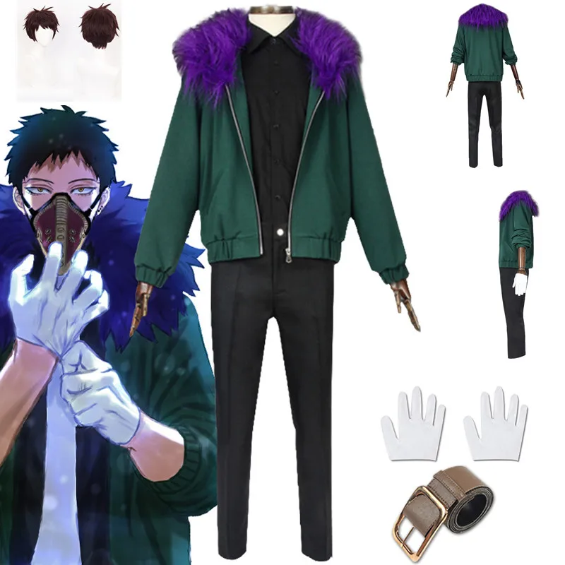 Anime My Hero Academia Chisaki Kai Overhaul Cosplay Costume Jacket Coat Outfits Halloween Carnival Shirt Pants Gloves Belt
Anime My Hero Academia Chisaki Kai Overhaul Cosplay Costume Jacket Coat Outfits Halloween Carnival Shirt Pants Gloves Belt