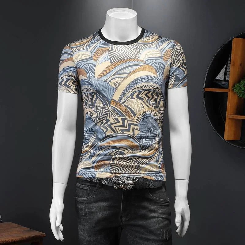 2022 Printed T Shirts for Men's Summer Short Sleeve O-neck Tops Tees Ice Silk Breathable Casual T-Shirt Streetwear Male Clothing
2022 Printed T Shirts for Men's Summer Short Sleeve O-neck Tops Tees Ice Silk Breathable Casual T-Shirt Streetwear Male Clothing