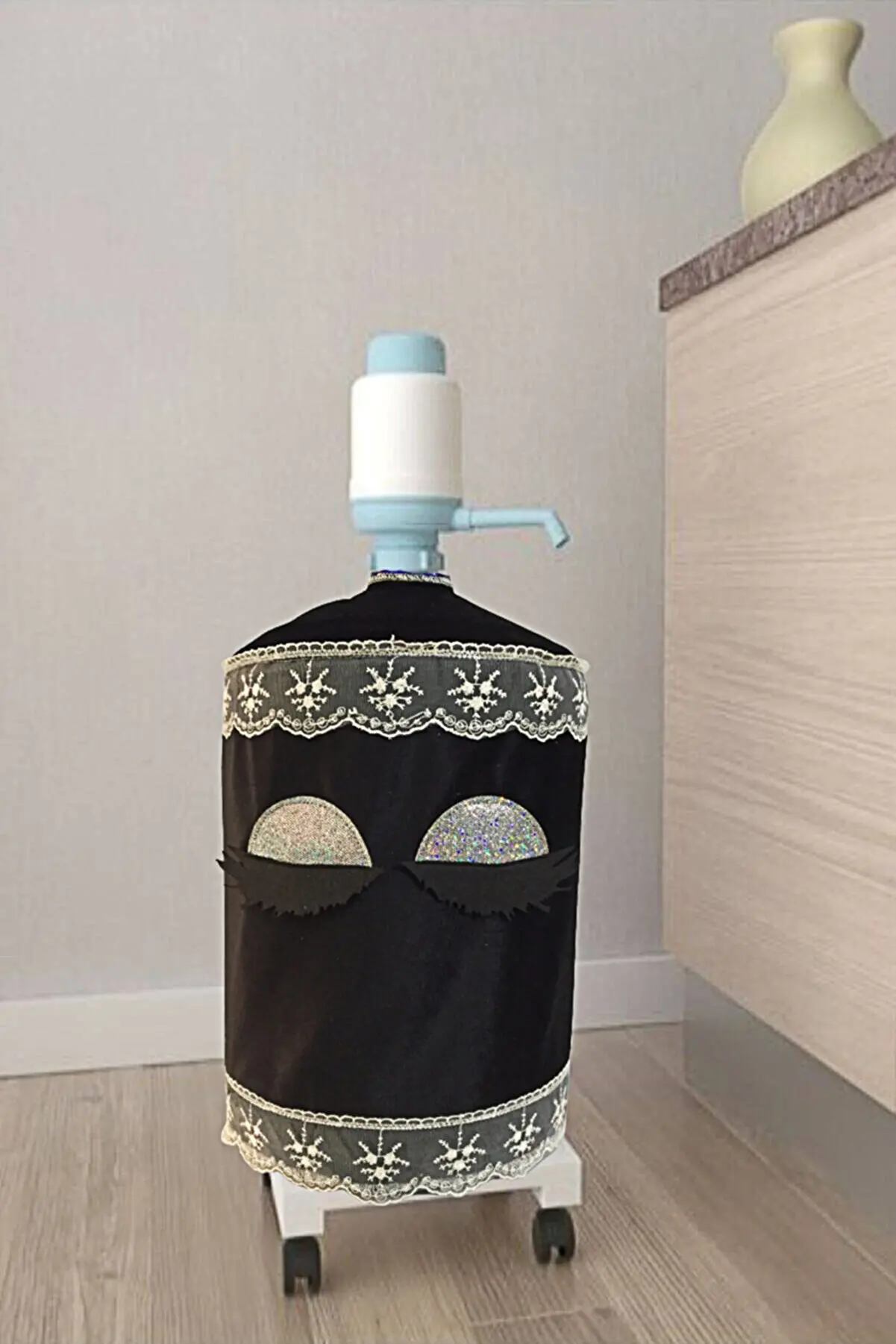 Чехол Carboy из черного стекла с кувшином для воды дизайнерский чехол 204558279