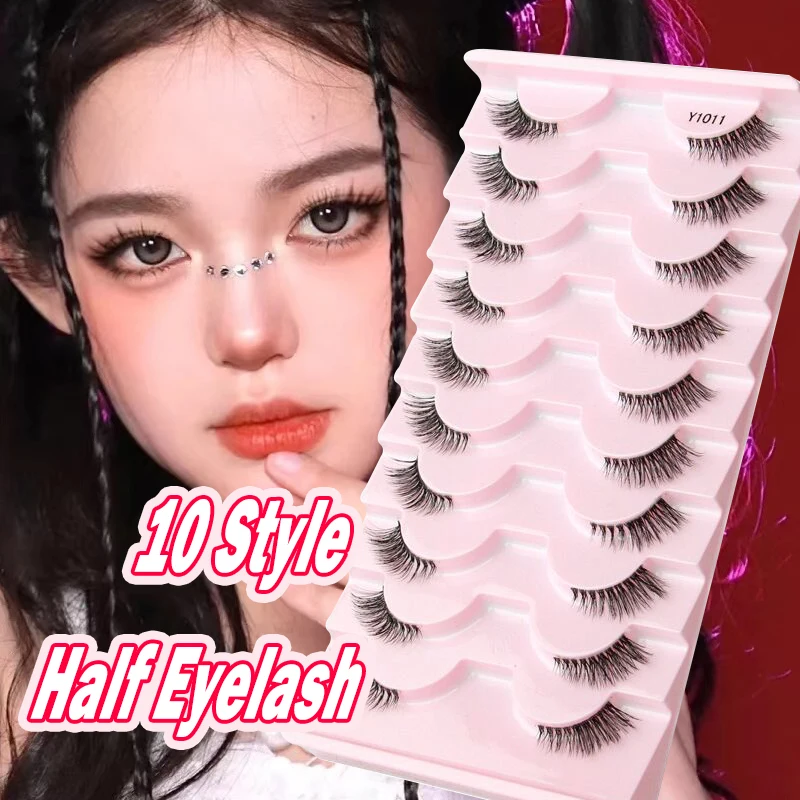 3/5\10 Pairs Half Eyelashes 3D Natural False Lashes Fluffy Soft Cross Fox Eye Lashes Wispy Natural Eyelash Extension Cilios
3/5\10 Pairs Half Eyelashes 3D Natural False Lashes Fluffy Soft Cross Fox Eye Lashes Wispy Natural Eyelash Extension Cilios