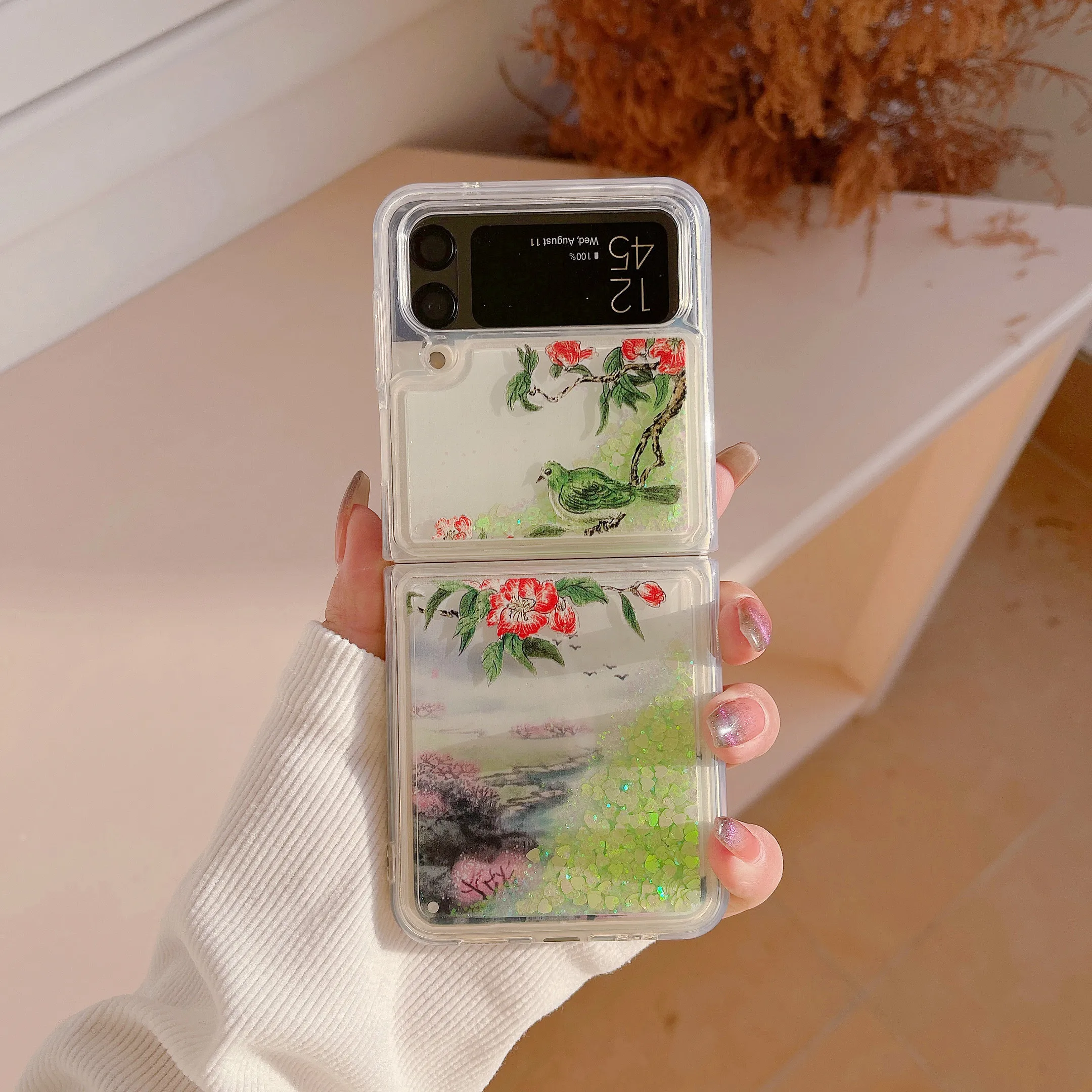 Coloured painting Cover For Samsung Galaxy Z Flip 4 5G Glitter Stars Liquid Quicksand Case For Samsung Galaxy Z Flip 3 5G case
Coloured painting Cover For Samsung Galaxy Z Flip 4 5G Glitter Stars Liquid Quicksand Case For Samsung Galaxy Z Flip 3 5G case