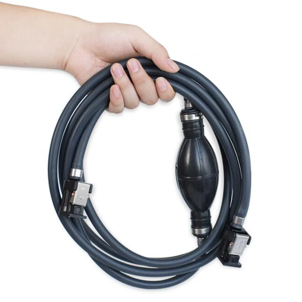Motorcycle Outboard Fuel Tank Hand Pump Manual Pump Fuel Pipe External Anti-static Tubing Fittings (Black)
Motorcycle Outboard Fuel Tank Hand Pump Manual Pump Fuel Pipe External Anti-static Tubing Fittings (Black)