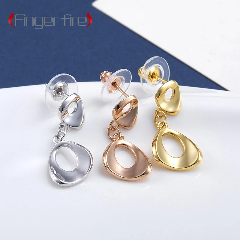 Fashion New Gold Plated Shiny Glossy Metal Earrings Delicate Banquet Anniversary Jewelry
Fashion New Gold Plated Shiny Glossy Metal Earrings Delicate Banquet Anniversary Jewelry