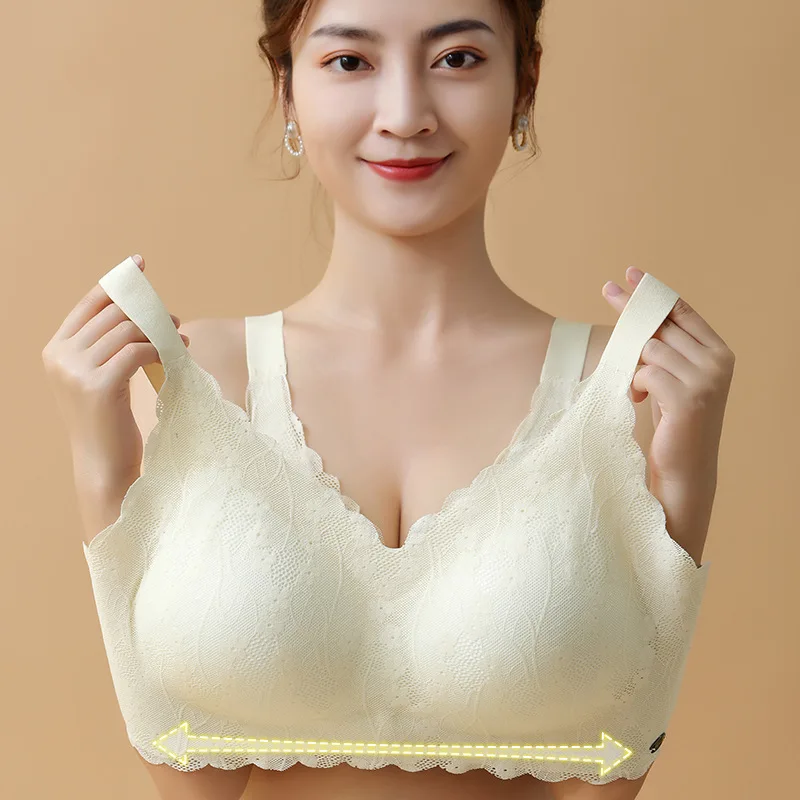 Seamless Wireless Large Size Underwear Ladies Bra Size Concealing Bra Push up and Anti-Sagging Bra
Seamless Wireless Large Size Underwear Ladies Bra Size Concealing Bra Push up and Anti-Sagging Bra