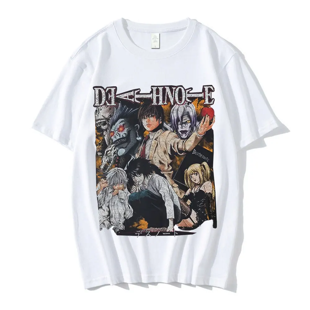 Anime Death Note Manga Yagami Light Misa T Shirt MAN Graphic Printed Fashion Harajuku 2023 Clothes Causal Female Y2K Tops Tee
Anime Death Note Manga Yagami Light Misa T Shirt MAN Graphic Printed Fashion Harajuku 2023 Clothes Causal Female Y2K Tops Tee