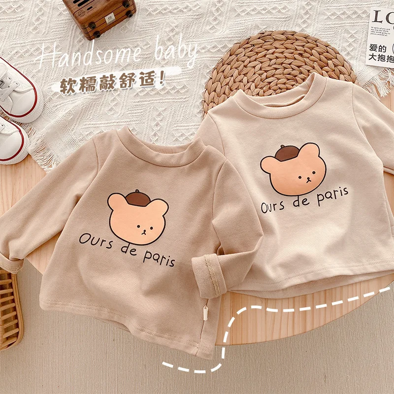 Kids Boys Shirts 2022 New Spring Tops T Shirts Kids Cartoon Bear Tee Children T Shirts Girls Long Sleeve Cotton Shirts
Kids Boys Shirts 2022 New Spring Tops T Shirts Kids Cartoon Bear Tee Children T Shirts Girls Long Sleeve Cotton Shirts