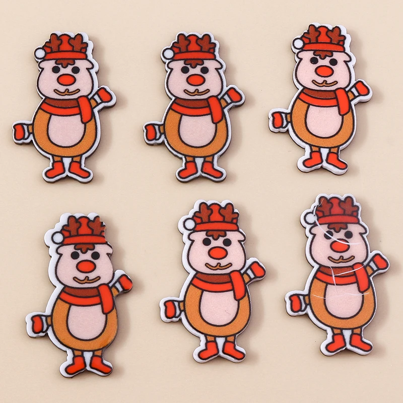 10pcs Acrylic Christmas Deer Elk Charms Resin Flatback Cabochons Scrapbooking DIY Xmas Home Ornament Hanging Pendant
10pcs Acrylic Christmas Deer Elk Charms Resin Flatback Cabochons Scrapbooking DIY Xmas Home Ornament Hanging Pendant