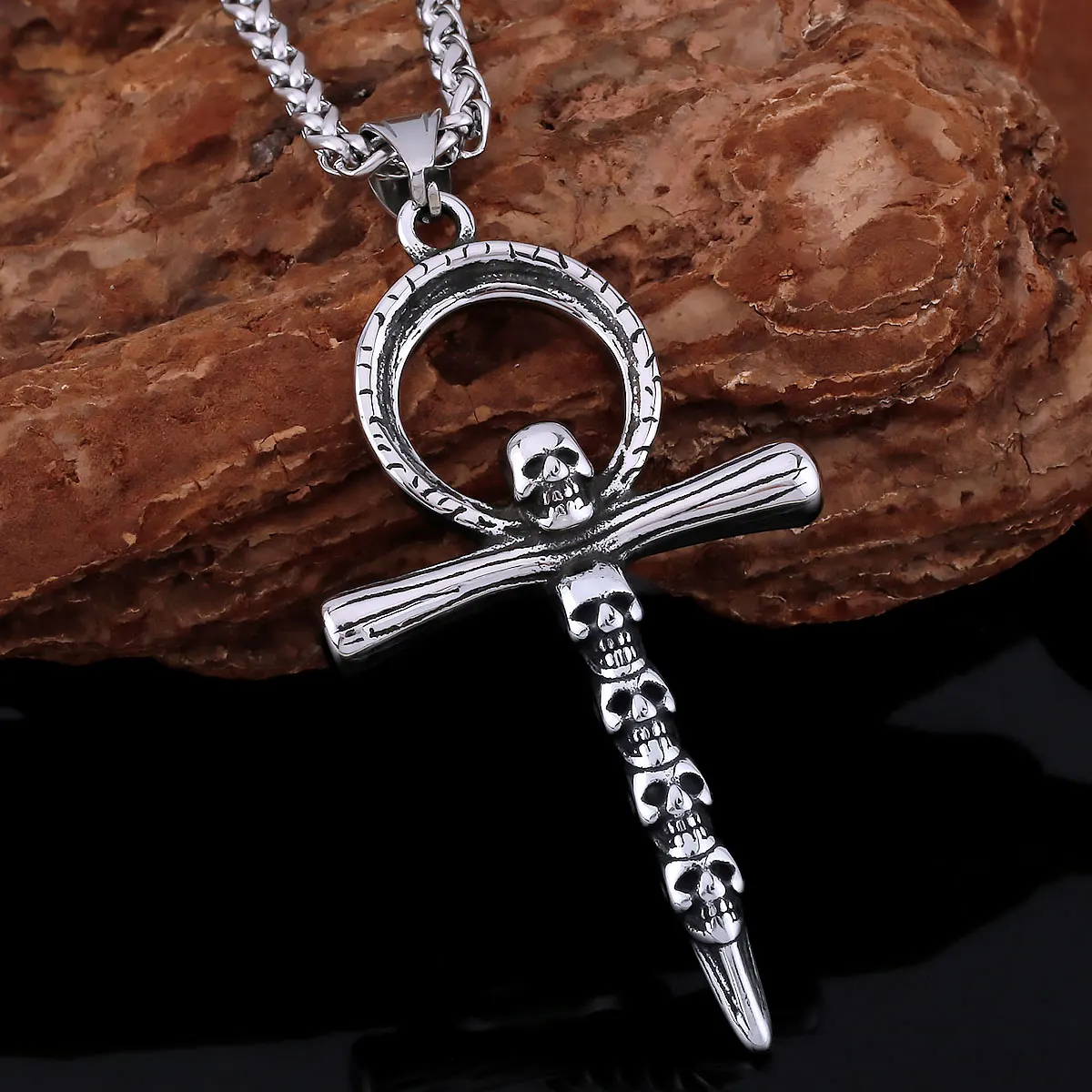 Boutique Creative Retro Viking Skull Necklace Nordic Men's Stainless Steel Cross Amulet Pendant Scandinavian Jewelry Punk
Boutique Creative Retro Viking Skull Necklace Nordic Men's Stainless Steel Cross Amulet Pendant Scandinavian Jewelry Punk