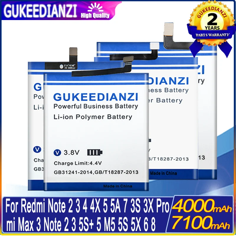 Аккумулятор GUKEEDIANZI BM47 BM4E BM3E BM3L BM22 BM46 BN43 BM3B для Xiaomi Mi 5 5S plus Max3 5X 6 8 Lite Pro 9 SE CC9 Redmi
Аккумулятор GUKEEDIANZI BM47 BM4E BM3E BM3L BM22 BM46 BN43 BM3B для Xiaomi Mi 5 5S plus Max3 5X 6 8 Lite Pro 9 SE CC9 Redmi
