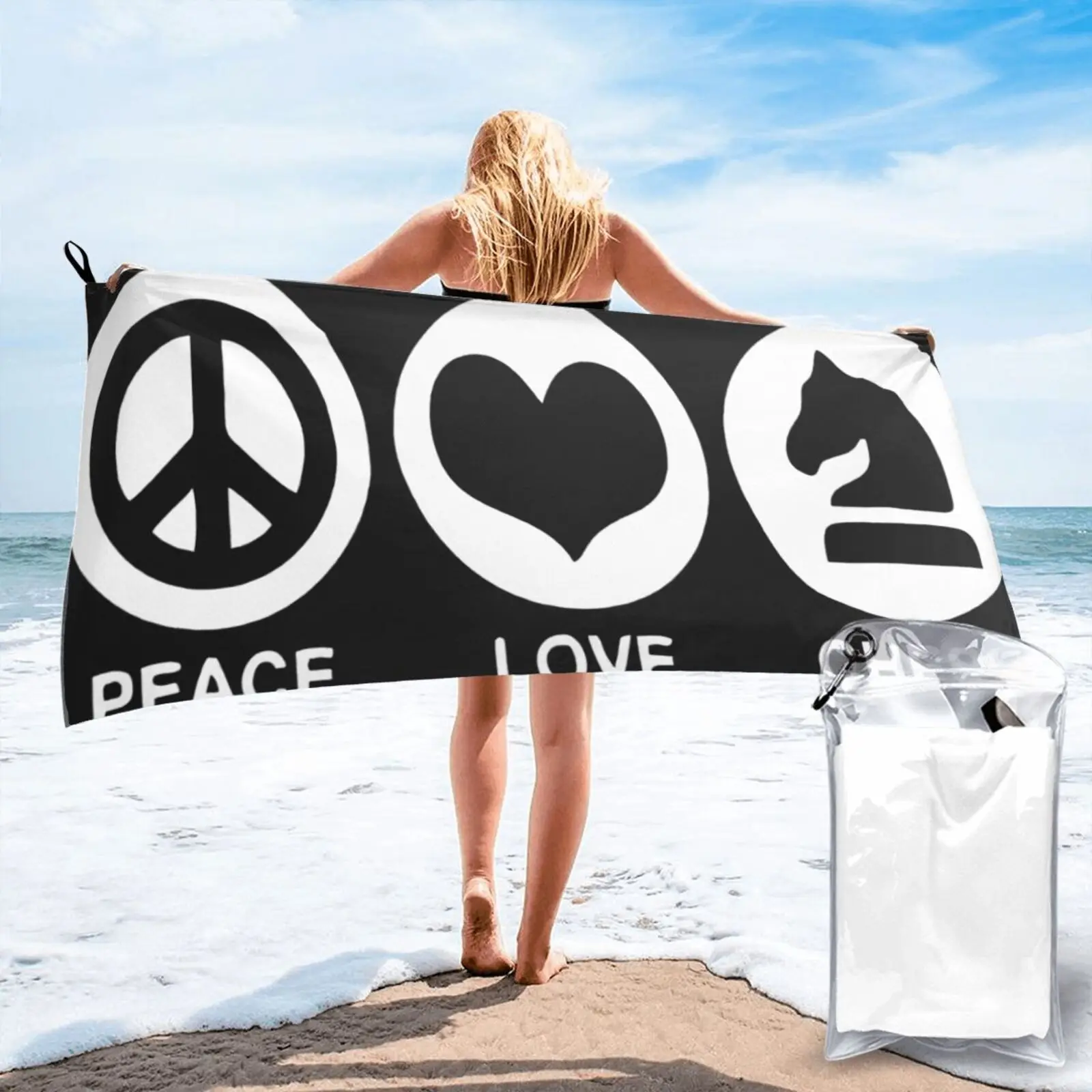 Пляжное полотенце Peace Love в виде шахматных сердечек, ночное полотенце для рук, банный халат, женское детское полотенце, полотенце, банное поло... 
Пляжное полотенце Peace Love в виде шахматных сердечек, ночное полотенце для рук, банный халат, женское детское полотенце, полотенце, банное поло...