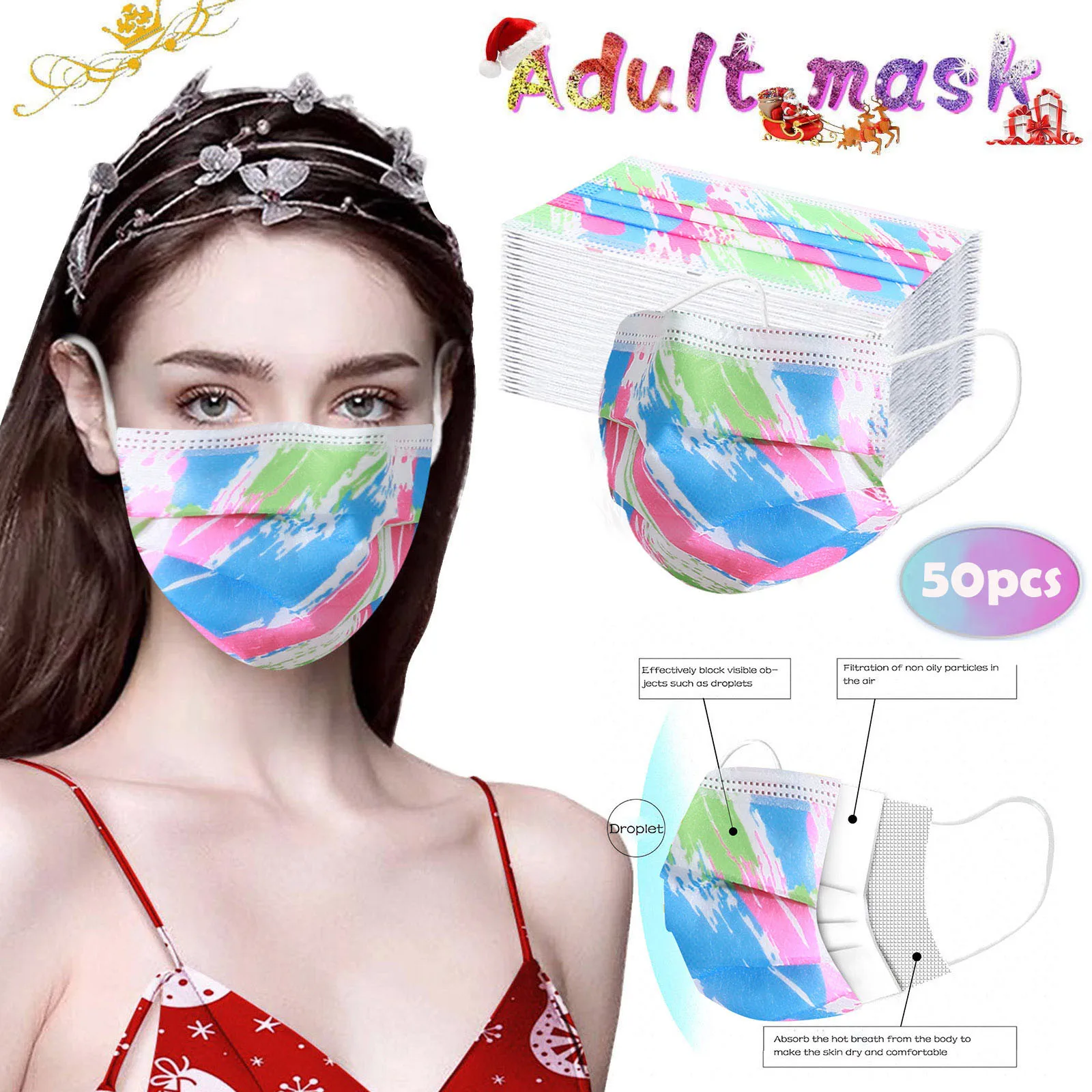 50 шт., маска для взрослых с китайским чернильным принтом, одноразовая защитная маска для лица 마크 크
50 шт., маска для взрослых с китайским чернильным принтом, одноразовая защитная маска для лица 마크 크