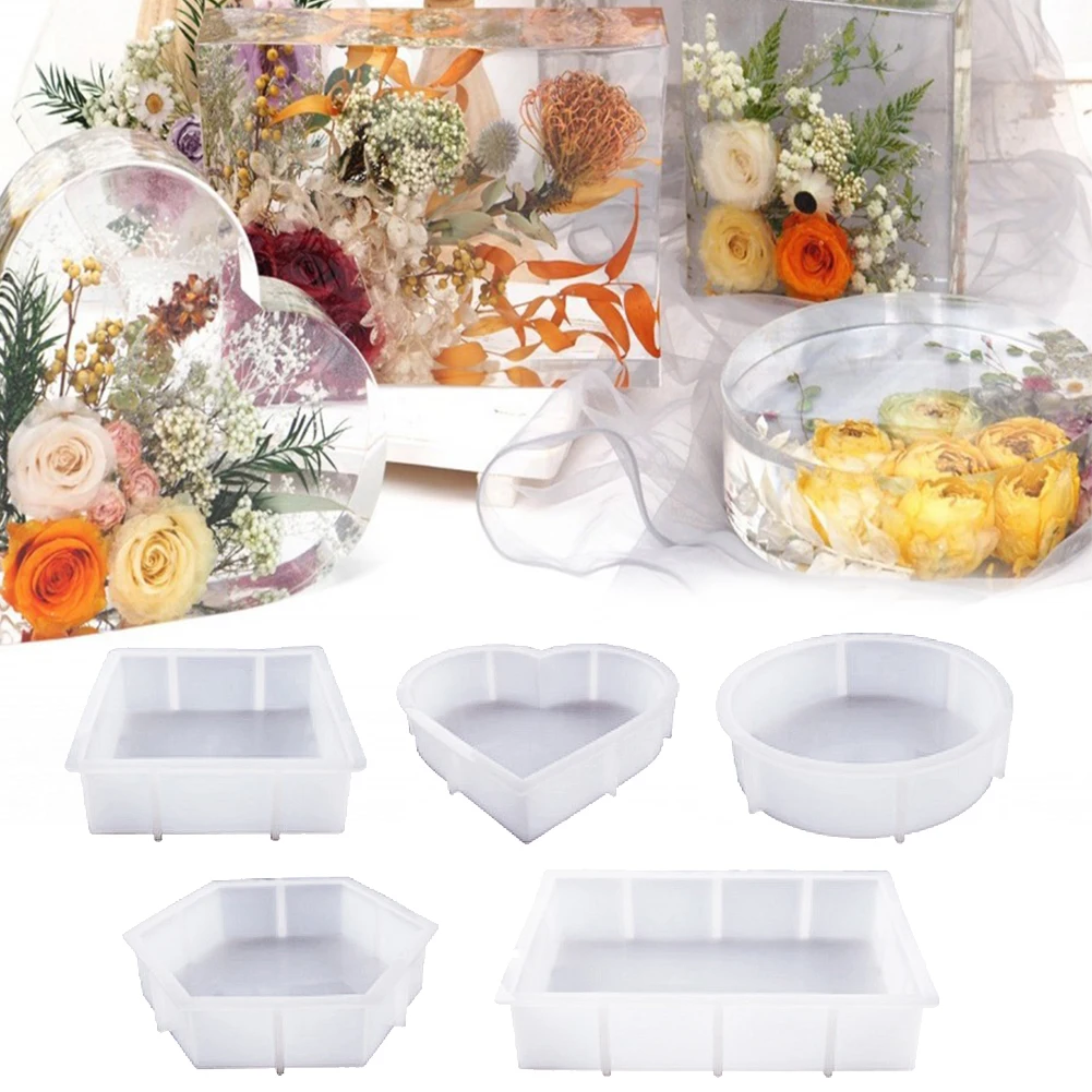 DIY Crystal Epoxy Resin Mold Geometry Large Cube Specimen Love Round Rectangle Easy Release Baking Moulds Baking Special Mold
DIY Crystal Epoxy Resin Mold Geometry Large Cube Specimen Love Round Rectangle Easy Release Baking Moulds Baking Special Mold