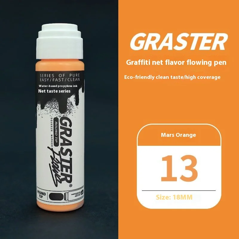 Ручка граффити толщиной 18 мм, Экологичная беззапаховая акриловая пигментная ручка на масляной основе, черная цветная круглая головка, аксессуары для рисования
Ручка граффити толщиной 18 мм, Экологичная беззапаховая акриловая пигментная ручка на масляной основе, черная цветная круглая головка, аксессуары для рисования
