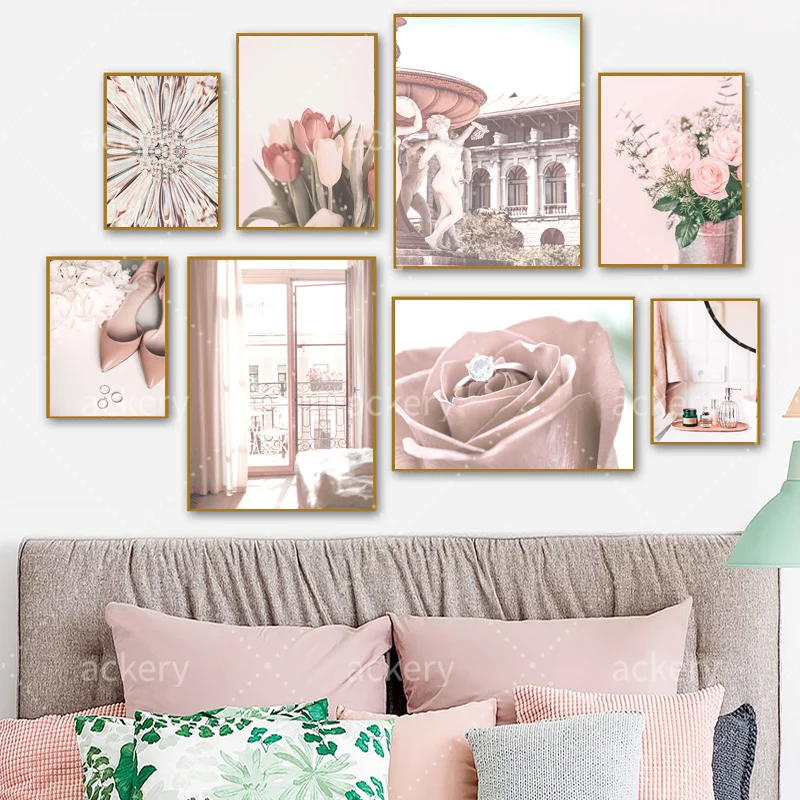 Pink Landscape Perfume Flower Shoes Nordic Modern Canvas Painting Wall Decor Art Poster Living Room Decoration HD Print Picture
Pink Landscape Perfume Flower Shoes Nordic Modern Canvas Painting Wall Decor Art Poster Living Room Decoration HD Print Picture