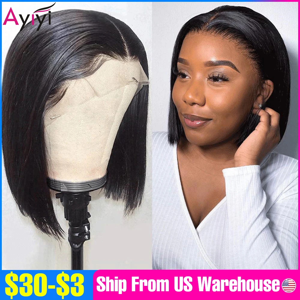Short Bob Wig Straight 13x5x2 T Part Human Hair Wigs for Black Women Pre Plucked Transparent Frontal Wig Brazilian Lace Wigs
Short Bob Wig Straight 13x5x2 T Part Human Hair Wigs for Black Women Pre Plucked Transparent Frontal Wig Brazilian Lace Wigs