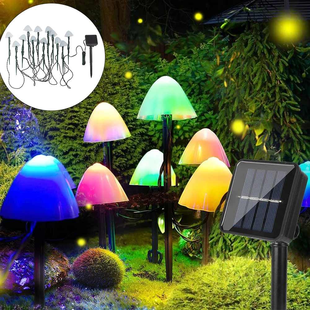 Brand New Solar Mushroom Lamp 12 Led 3.8M 8 Light Modes For Yard Lawn Path Landscape Outdoor Garden Decoration
Brand New Solar Mushroom Lamp 12 Led 3.8M 8 Light Modes For Yard Lawn Path Landscape Outdoor Garden Decoration