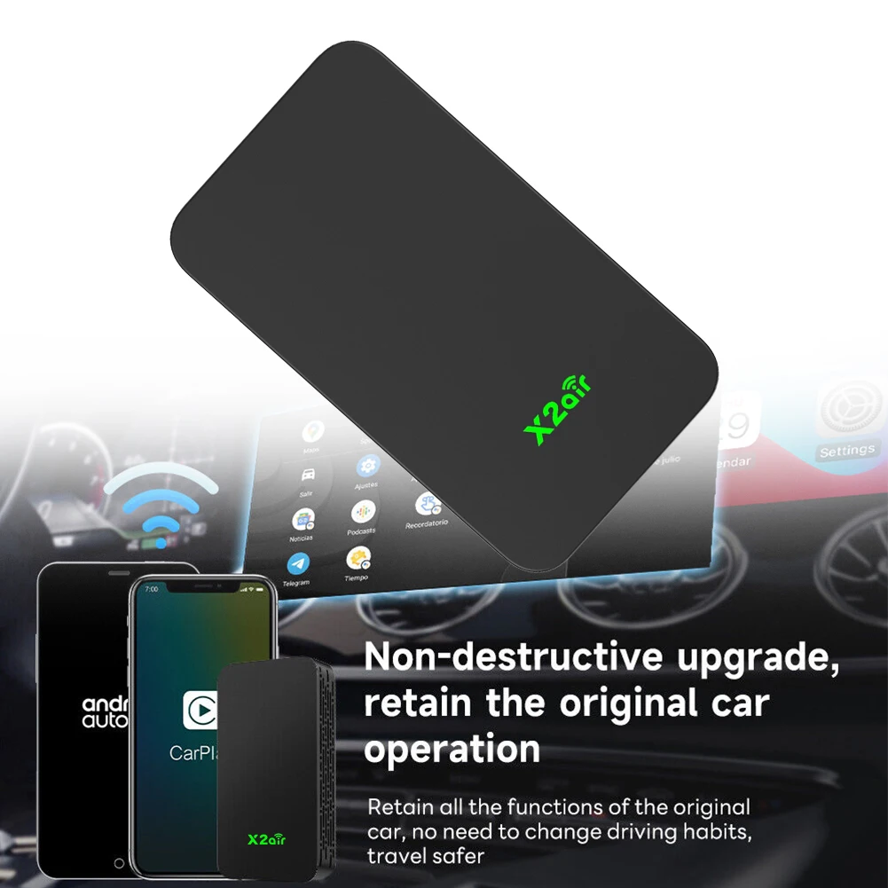 2023 New For Carplay Wireless Adapter Wired To Wireless Carplay Module Portable Car Machine Interconnection Navigation Box
2023 New For Carplay Wireless Adapter Wired To Wireless Carplay Module Portable Car Machine Interconnection Navigation Box