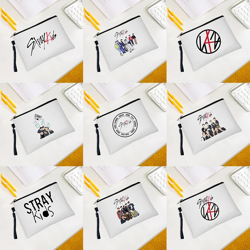 Kpop STRAY KIDS Figures Canvas Makeup Bag Travel Toiletries Cosmetic Bags Make Up Bachelorette Party Pencil Pouch Money Pocket
Kpop STRAY KIDS Figures Canvas Makeup Bag Travel Toiletries Cosmetic Bags Make Up Bachelorette Party Pencil Pouch Money Pocket