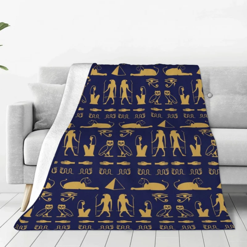 Ancient Egypt Sphinx Pyramid Blanket Fleece Textile Decor Egyptian Hieroglyph Soft Throw Blanket for Home Office Bedspread
Ancient Egypt Sphinx Pyramid Blanket Fleece Textile Decor Egyptian Hieroglyph Soft Throw Blanket for Home Office Bedspread