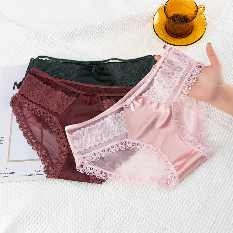 Lace Underwear Panties For Women's Sexy Intimate Lingerie Briefs Transparent Underpants Female
Lace Underwear Panties For Women's Sexy Intimate Lingerie Briefs Transparent Underpants Female