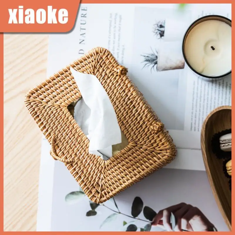 Dining Storage Box Rattan Tissue Box Holder Theme Hotel Modern Paper Tube Restaurant Supplies Drawer Tissue Storage Basket
Dining Storage Box Rattan Tissue Box Holder Theme Hotel Modern Paper Tube Restaurant Supplies Drawer Tissue Storage Basket