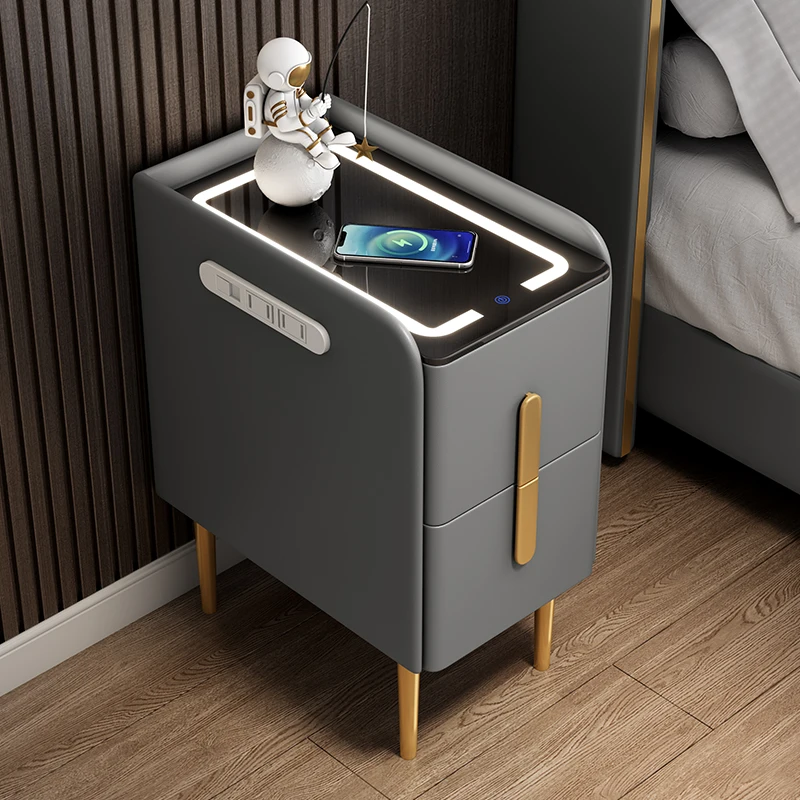Usb Narrow Nightstand Smart Wireless Charging Bedroom Glass Nightstand Table Gold Legs Muebles Para El Hogar Library Furniture
Usb Narrow Nightstand Smart Wireless Charging Bedroom Glass Nightstand Table Gold Legs Muebles Para El Hogar Library Furniture