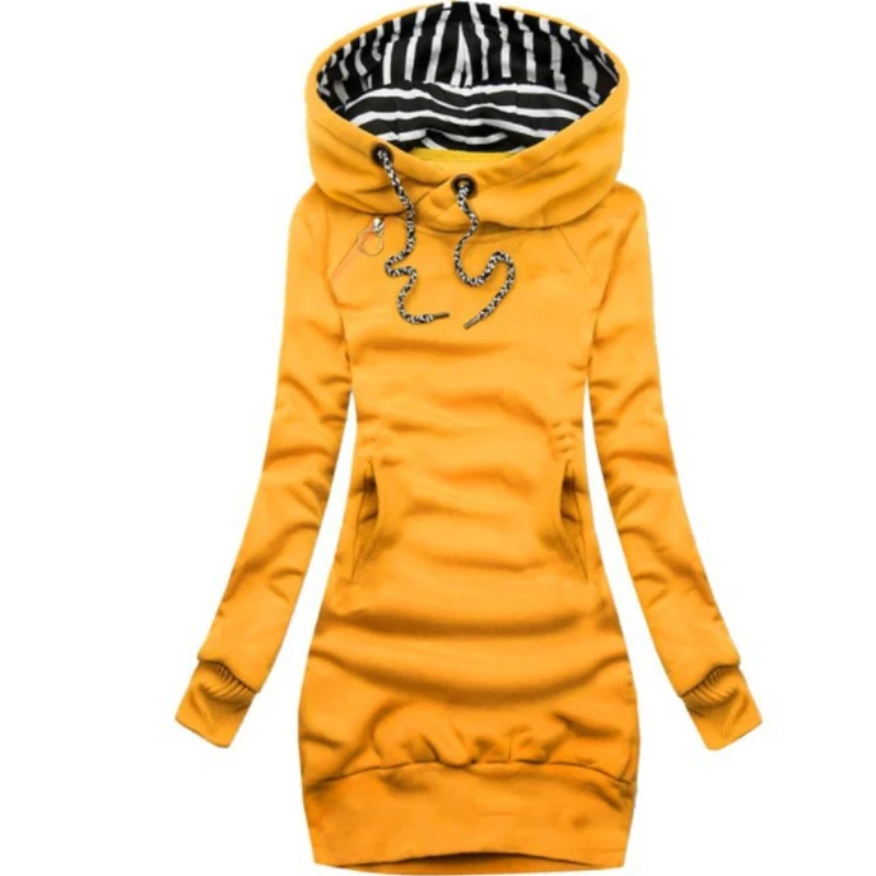 Women's Clothes Fashionable Medium Length Sweatshirt Casual Winter Hoodie Striped Printed Hooded Long Sleeve Pullovers Coat
Women's Clothes Fashionable Medium Length Sweatshirt Casual Winter Hoodie Striped Printed Hooded Long Sleeve Pullovers Coat