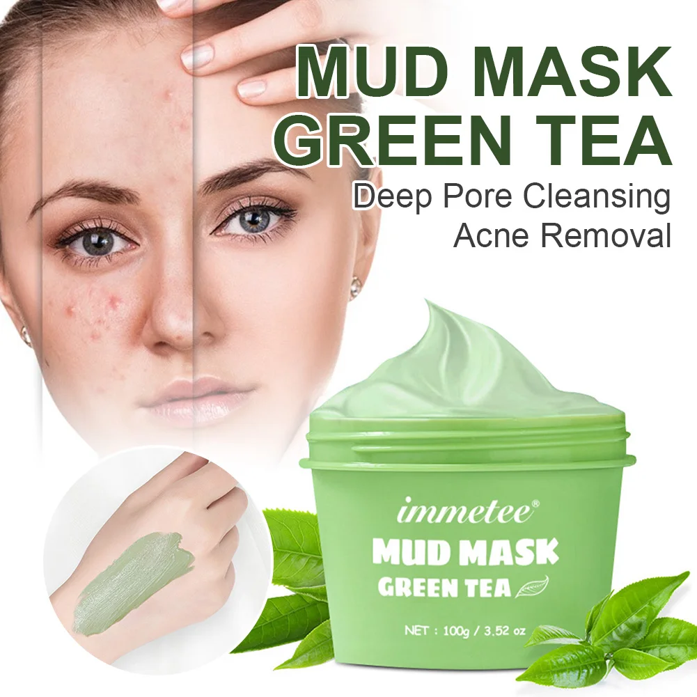 Green Tea Mud Mask Deep Pore Cleansing Acne Removal Anti-Wrinkles Peel Off Mask Hydrating Facial Mask
Green Tea Mud Mask Deep Pore Cleansing Acne Removal Anti-Wrinkles Peel Off Mask Hydrating Facial Mask