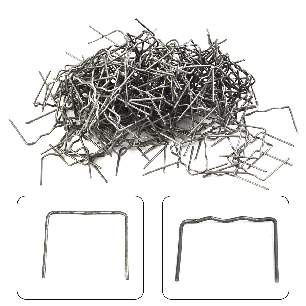 Pre-cut Hot Stapler Staples 0.6mm 500PCS Accessories Parts Repair Replacement Silver For Car Bumper Plastic Welder
Pre-cut Hot Stapler Staples 0.6mm 500PCS Accessories Parts Repair Replacement Silver For Car Bumper Plastic Welder