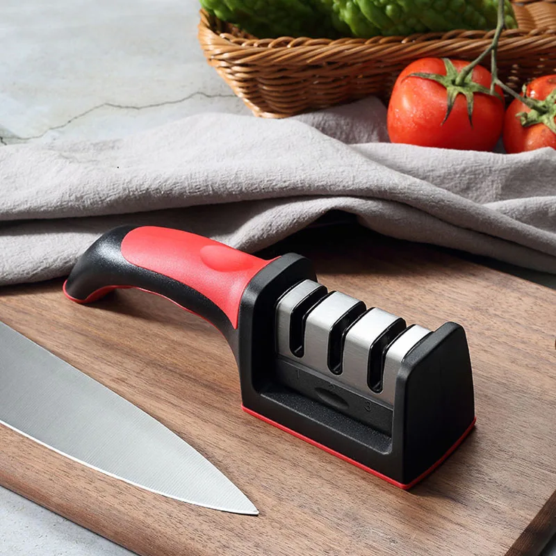 Knife Sharpener Quick Knife Sharpener Kitchen Supplies Knives Household Three-stage Manual Knife Sharpener Knife Grinder
Knife Sharpener Quick Knife Sharpener Kitchen Supplies Knives Household Three-stage Manual Knife Sharpener Knife Grinder