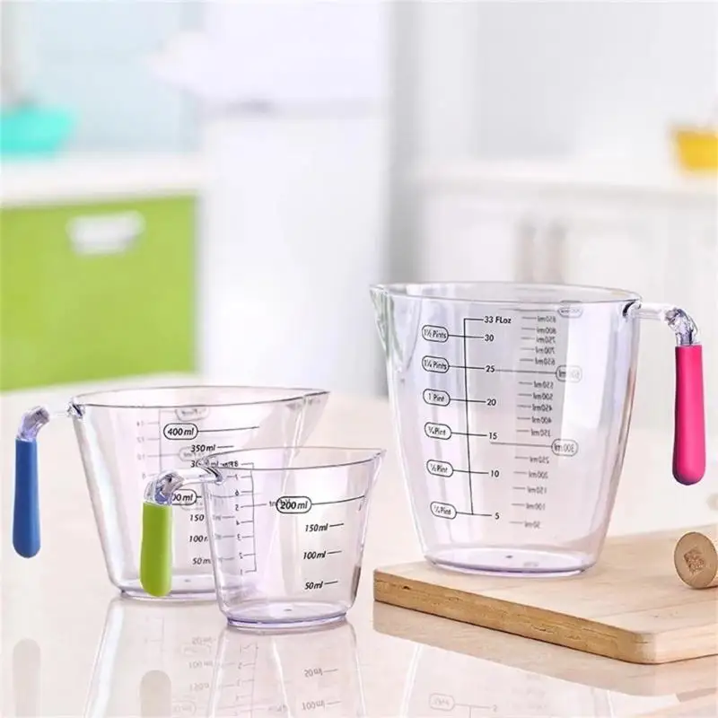 3PCS 200/400/900ml High Quality Plastic Measuring Cup Clear Scale Show Transparent Mug Pour Spout 3sizes Measuring Device 2022
3PCS 200/400/900ml High Quality Plastic Measuring Cup Clear Scale Show Transparent Mug Pour Spout 3sizes Measuring Device 2022
