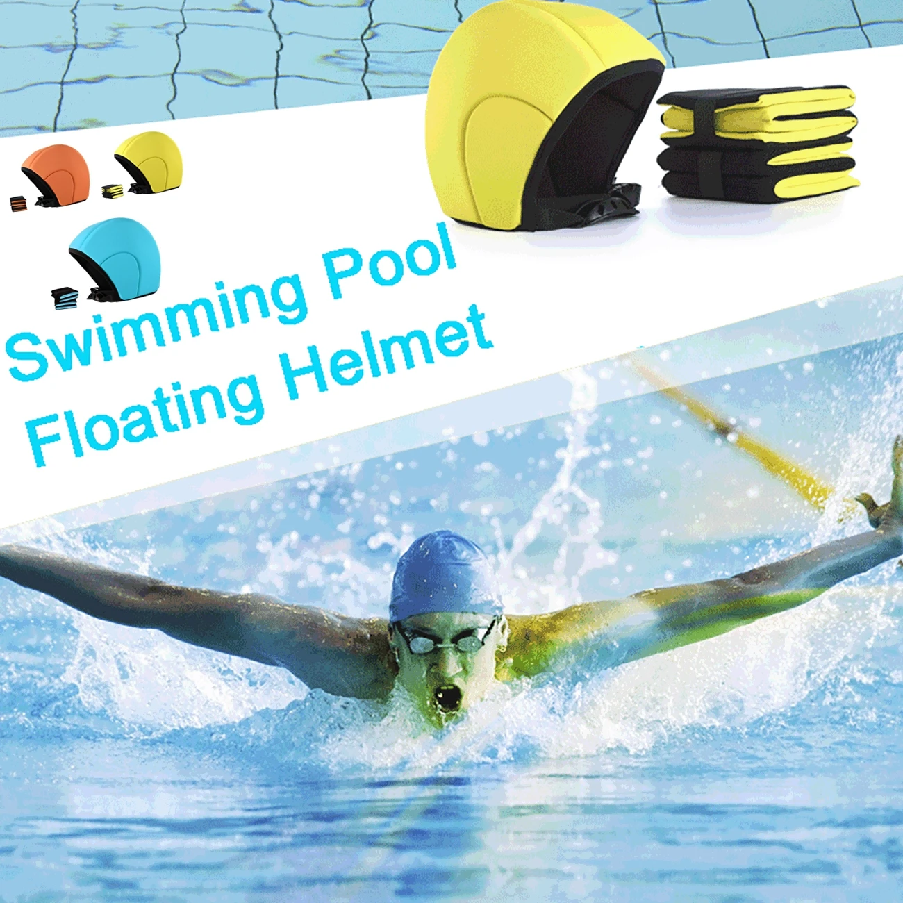 3PCS/set Swimming Caps Floating Helmet 1Pair Children Swim Arm Leg Circle For Kids Beginner Women Men Swim Pool Sports Protecter
3PCS/set Swimming Caps Floating Helmet 1Pair Children Swim Arm Leg Circle For Kids Beginner Women Men Swim Pool Sports Protecter